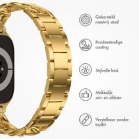 Selencia Chain bandje Apple Watch Series 1 - 9 / SE (38/40/41 mm) | Series 10 / 11 (42 mm) - Goud