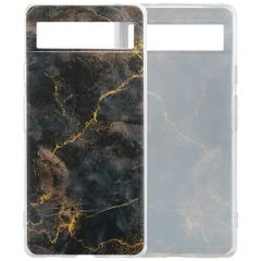 imoshion Design hoesje Google Pixel 6a - Black Marble