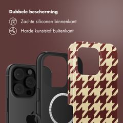 Selencia Vivid Backcover met MagSafe Apple iPhone 16 Pro - Pied-de-Poule