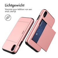 imoshion Backcover met pasjeshouder Apple iPhone Xr - Rosé Goud