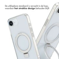 Accezz Ring Stand Backcover met MagSafe Apple iPhone 16e - Transparant