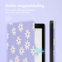 imoshion Design Slim Hard Case Bookcase Kobo Aura One - Flowers Distance
