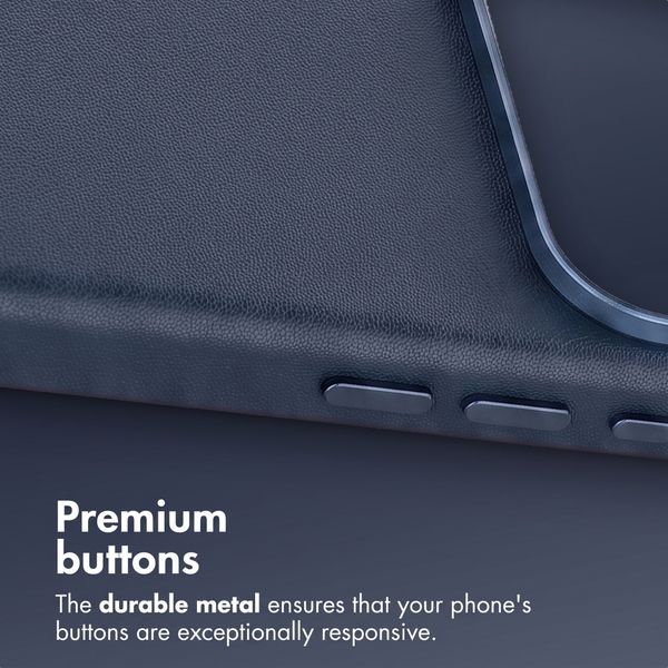 Accezz Leather Case with MagSafe Apple iPhone 18 Pro Max / 17 Pro Max - Nightfall Blue
