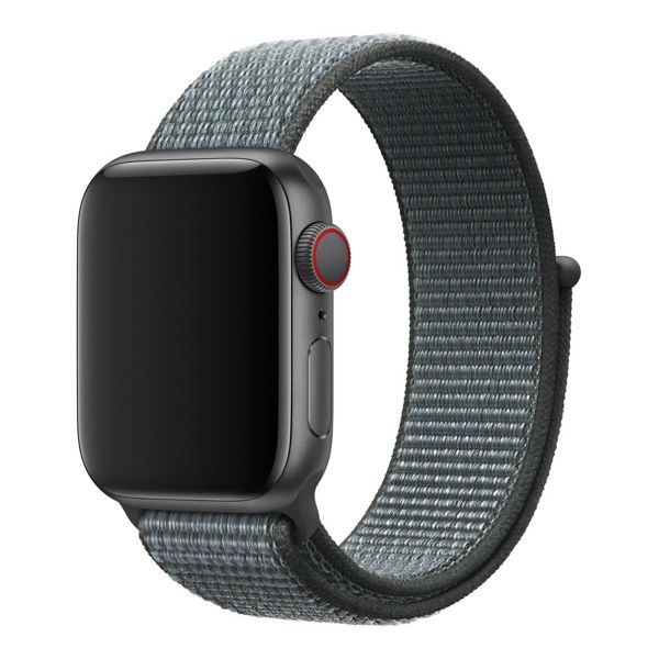 Apple Sport Loop Band Apple Watch Series 1 t/m 9 / SE (38/40/41 mm) | Series 10 (42 mm) - Storm Gray