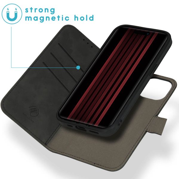 imoshion Uitneembare 2-in-1 Luxe Bookcase Apple iPhone 15 - Zwart