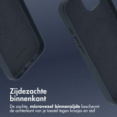 Accezz MagSafe Leather Backcover Apple iPhone 13 - Nightfall Blue