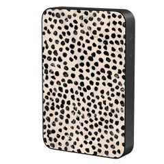 Burga Magnetic Powerbank 5.000 mAh - Geschikt voor MagSafe en Qi2 - Almond Latte / Gunmetal