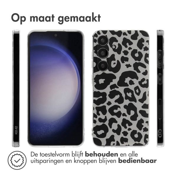 imoshion Design hoesje Samsung Galaxy S24 - Leopard Transparent
