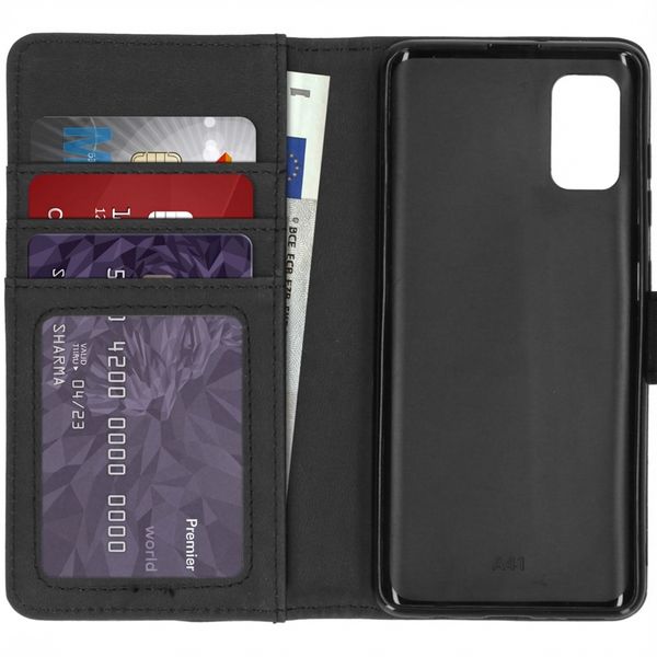 imoshion Luxe Bookcase Samsung Galaxy A41 - Zwart