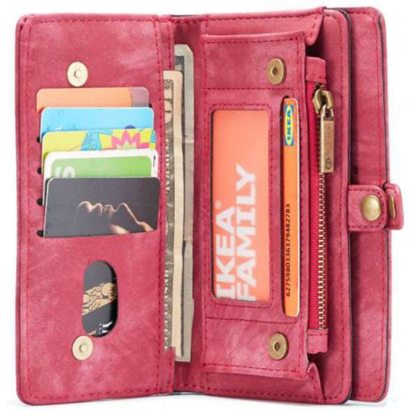 CaseMe Luxe Lederen 2 in 1 Portemonnee Bookcase Samsung Galaxy A51