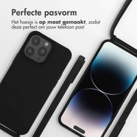 imoshion Siliconen hoesje met koord Apple iPhone 14 Pro Max - Zwart