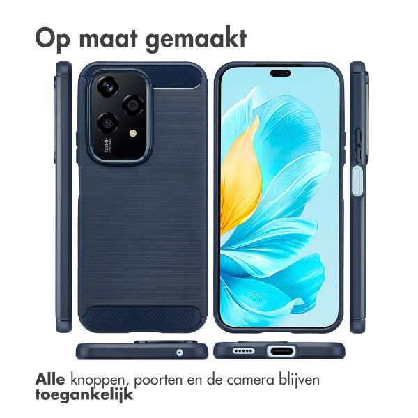 imoshion Brushed Backcover Honor 200 Lite - Donkerblauw