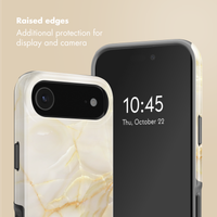Selencia Vivid Back Cover with MagSafe Apple iPhone Air - Golden Beige Marble