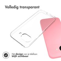 Accezz Clear Backcover Google Pixel 9a - Transparant