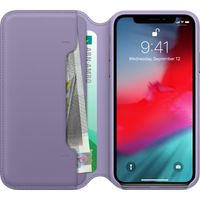 Apple Leather Folio Bookcase Apple iPhone X / Xs - Lila