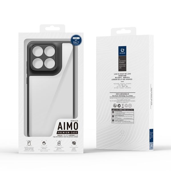 Dux Ducis Aimo Backcover Motorola Edge 70 Fusion - Transparant