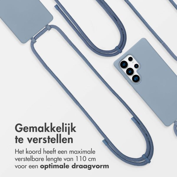 imoshion Color Backcover met afneembaar koord MagSafe Samsung Galaxy S25 Ultra - Ash Blue