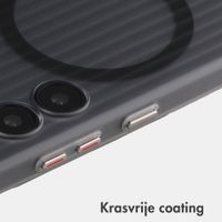Accezz Lite Backcover met MagSafe | Fluted | Samsung Galaxy S24 - Grijs