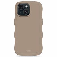 Holdit Wavy Case Apple iPhone 14/15 Plus - Mocha Brown