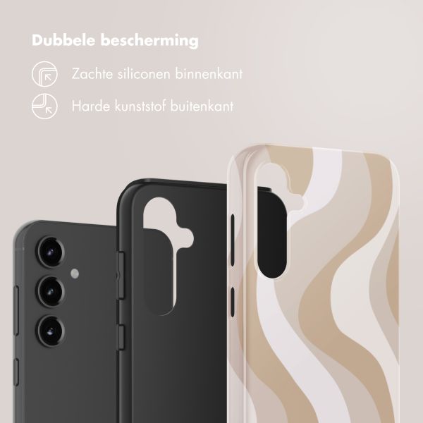 Selencia Vivid Tough Backcover Samsung Galaxy S23 FE - Desert Waves Beige