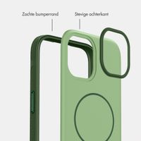 imoshion Color Backcover met Thin MagSafe Ring Apple iPhone 15 - Donkergroen