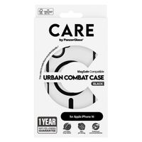 CARE by PanzerGlass Urban Combat Case MagSafe iPhone 16 - Zwart