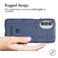 imoshion Rugged Shield Backcover Motorola Moto G52 / G82 - Donkerblauw