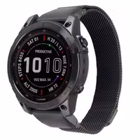 imoshion QuickFit® Milanees bandje Garmin Watch | 20 mm aansluiting - Zwart