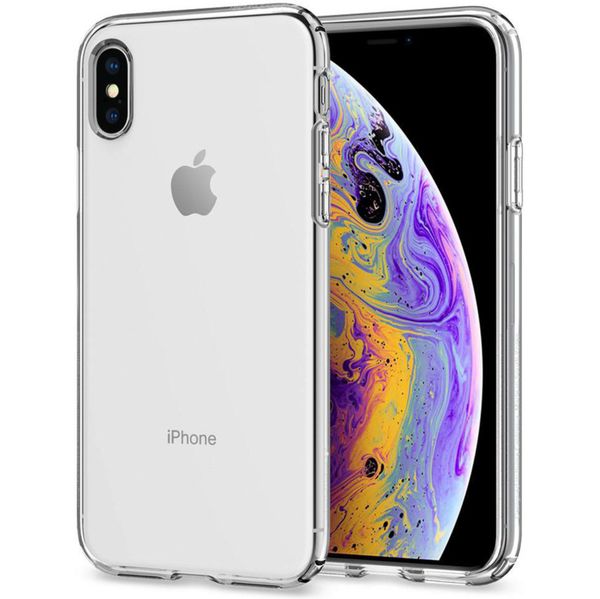 Spigen Liquid Crystal Backcover iPhone X / Xs - Transparant