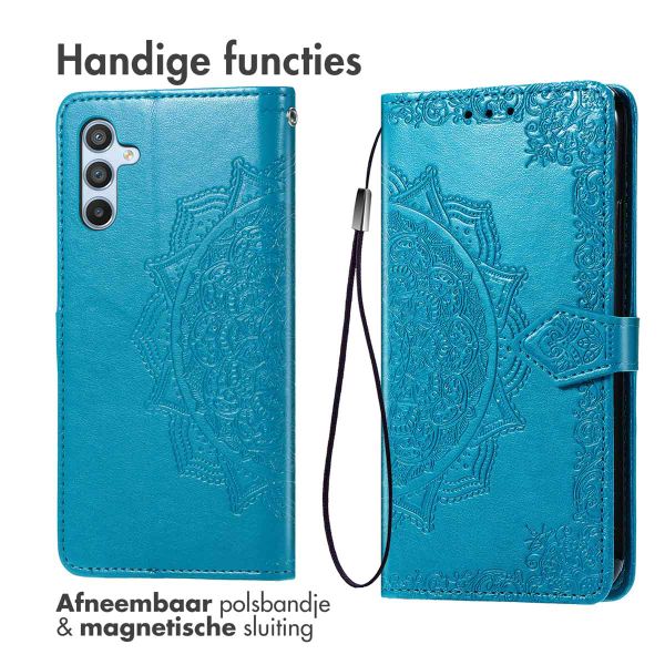 imoshion Mandala Bookcase Samsung Galaxy A36 - Turquoise