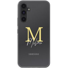 Gepersonaliseerd hoesje met letter Samsung Galaxy A54 (5G) - Transparant