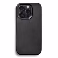 Woodcessories Bio Leather Case MagSafe Apple iPhone 16 Pro Max - Leather Black