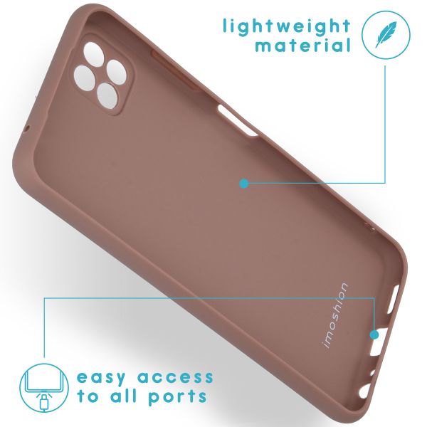 imoshion Color Backcover Samsung Galaxy A22 (5G) - Taupe