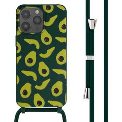 imoshion Siliconen design hoesje met koord Apple iPhone 15 Pro Max - Avocado Green