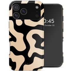 Selencia Vivid Backcover met MagSafe Apple iPhone 18 Pro / 17 Pro - Art Wave Black