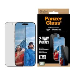PanzerGlass Privacy Ultra-Wide Fit Anti-Bacterial Screenprotector incl. applicator Apple iPhone 17 Pro