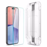 Spigen EZ Fit Glas.tR met Applicator - 1 pack Apple iPhone 15