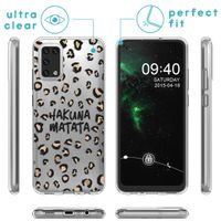 imoshion Design hoesje Samsung Galaxy A02s - Luipaard - Bruin / Zwart