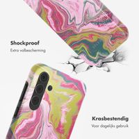Selencia Vivid Tough Backcover Samsung Galaxy A55 - Marble Pink