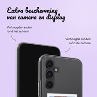 Gepersonaliseerd hoesje met polaroid Samsung Galaxy A54 (5G) - Transparant