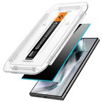Spigen GLAStR Privacy EZ Fit Screenprotector + Applicator Samsung Galaxy S24 Ultra