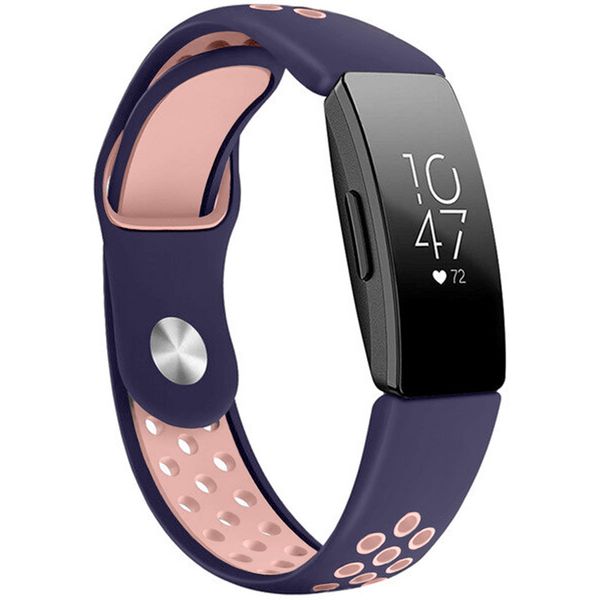 imoshion Siliconen sport bandje Fitbit Inspire - Blauw / Roze