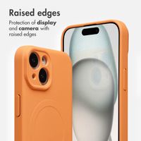 imoshion Colour Back Cover with MagSafe Apple iPhone 15 - Orange