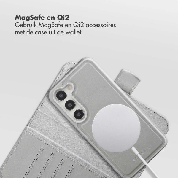 Selencia Olyn Uitneembare Bookcase met MagSafe Samsung Galaxy S23 - Grijs
