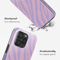 Selencia Vivid Backcover met MagSafe Apple iPhone 15 Pro - Zebra Light Pink Lilac