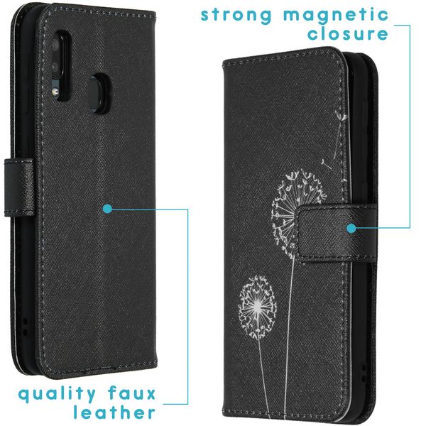 imoshion Design Softcase Bookcase Samsung Galaxy A20e - Dandelion
