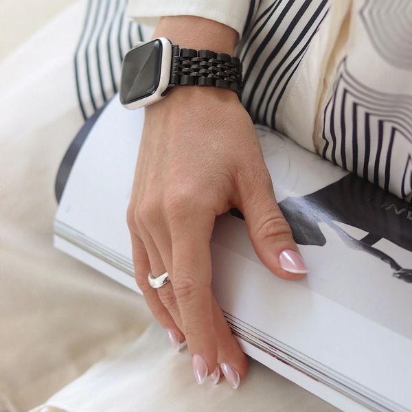 Burga Steel strap Apple Watch | 38/40/41/42 mm - Black