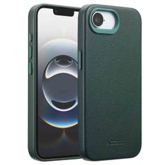 Accezz MagSafe Leather Backcover Apple iPhone 16e - Cedar Green