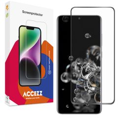 Accezz Gehard Glas Full Cover Screenprotector Samsung Galaxy S20 Ultra