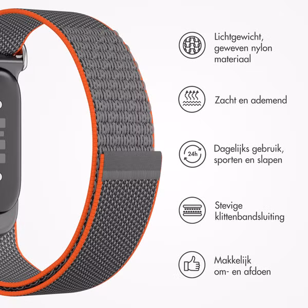 imoshion Nylon bandje Fitbit Air - Meerkleurig